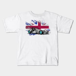 Caterham 7 Street United Kingdom Print Kids T-Shirt